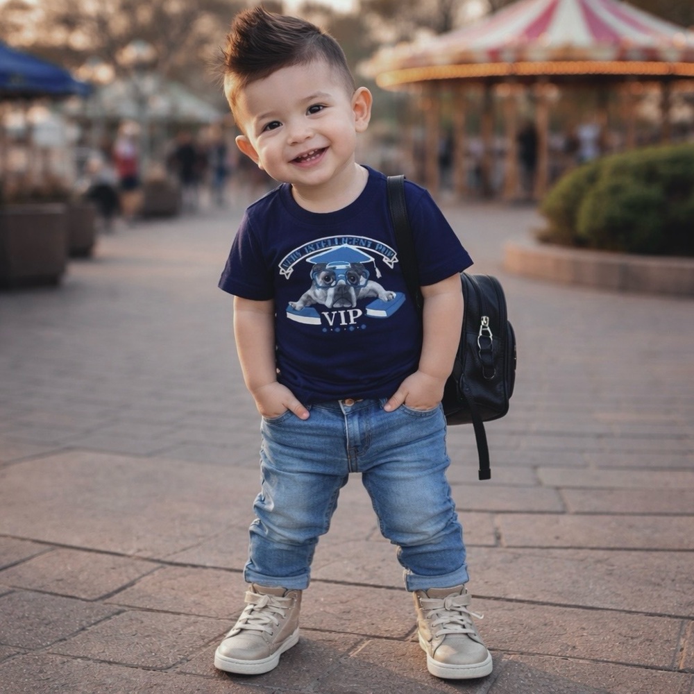 Children’s Place “Very Intelligent Pup / VIP” Graphic Tshirt